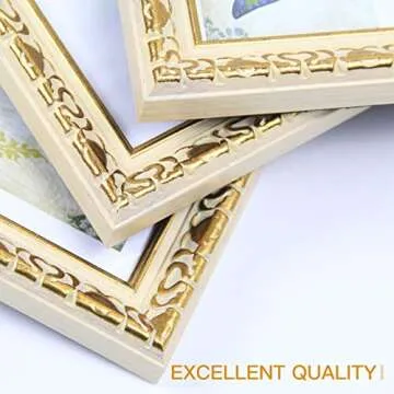 XUANLUO 5x7 2pcs Picture Frame Elegant Wood Grain Color Photo Frame with Tempered Glass Antique Frame for Desk Standing Wall Hanging Family Wedding Gifts