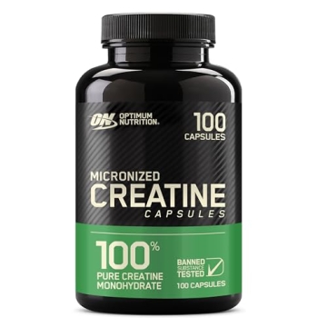 Optimum Nutrition Micronized Creatine Monohydrate Capsules for Strength