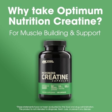 Optimum Nutrition Micronized Creatine Capsules 2500mg 100 Caps