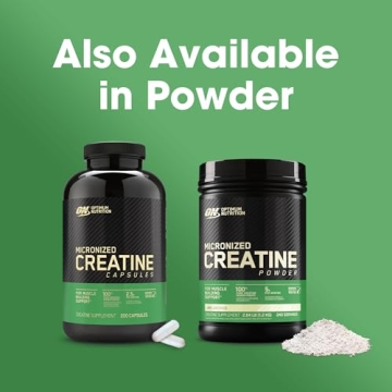 Optimum Nutrition Micronized Creatine Capsules 2500mg 100 Caps