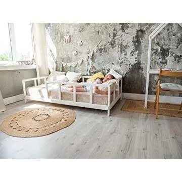 BUSYWOOD Montessori Floor Bed Twin for Boys & Girls