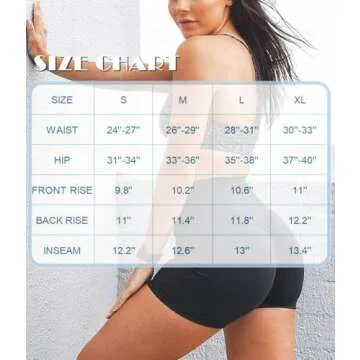CFR Women Workout Shorts Gym Shorts Fitness Scrunch Butt Lifting High Waist Athletic Shorts Hot Shorts for Summer (Black,M)