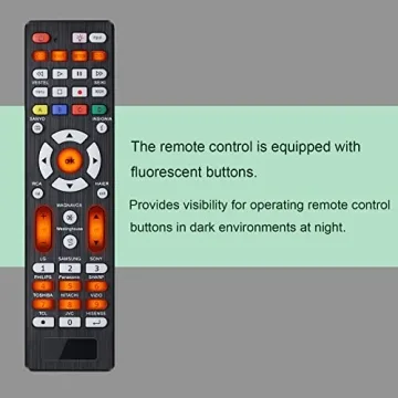 Universal Remote for All Major TV Brands - Works with Samsung, LG