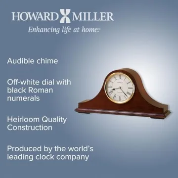 Howard Miller Christopher Mantel Clock with Westminster Chimes