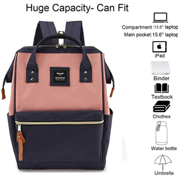 Stylish Himawari Laptop Backpack with USB Charging Port