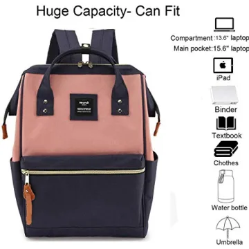 Stylish Himawari Laptop Backpack with USB Charging Port