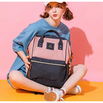 Stylish Himawari Laptop Backpack with USB Charging Port