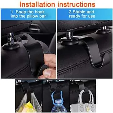 KUKEO Car Seat Gap Filler Organizer, Multifunctional Car Seat Organizer, Car Seat Organizer, Car Accessories with Car Seat Storage Organizer