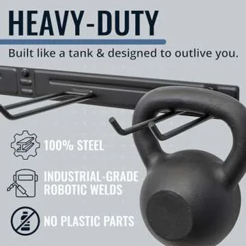 Heavy-Duty Garden Tool Organizer for Garage Storage