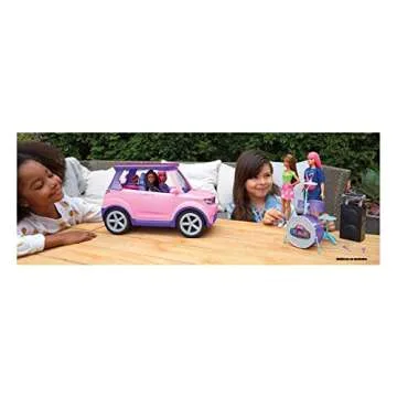 Barbie Transforming Vehicle Playset for Kids 3-7