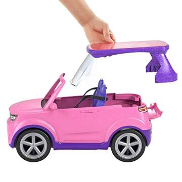 Barbie Transforming Vehicle Playset for Kids 3-7