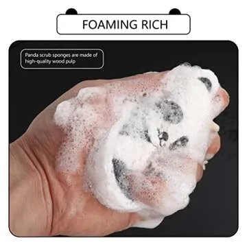 Cute Panda Scrub Sponge for Eco-Friendly Cleaning
