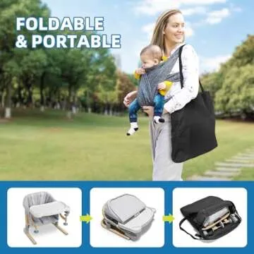 Yacul 3-in-1 Portable Hook On Chair for Babies