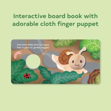 Baby Snail: Finger Puppet Book - Interactive Storytime Fun for Little Ones