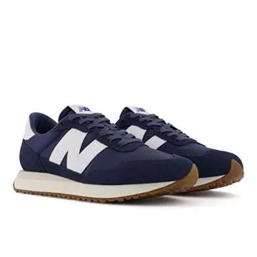 New Balance Men's 237 V1 Classic Sneaker, Natural Indigo/Vintage Indigo, 10