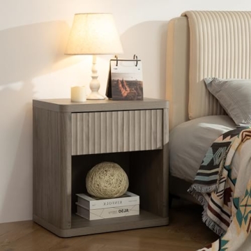 SICOTAS Night Stand for Modern and Functional Bedroom