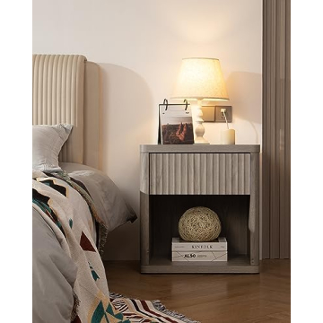 SICOTAS Night Stand for Modern and Functional Bedroom