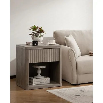 SICOTAS Night Stand for Modern and Functional Bedroom