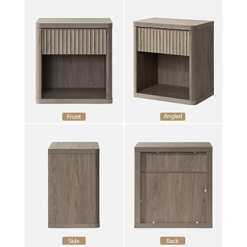 SICOTAS Night Stand for Modern and Functional Bedroom