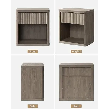 SICOTAS Night Stand for Modern and Functional Bedroom