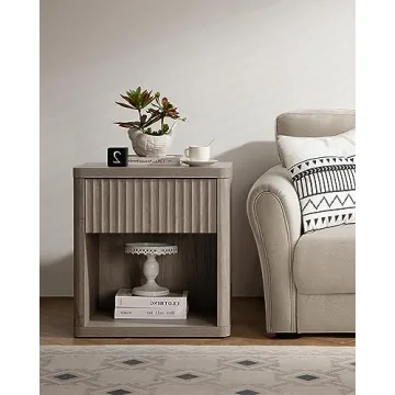 SICOTAS Night Stand for Modern and Functional Bedroom