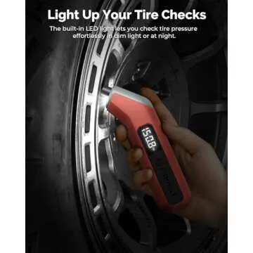 ETENWOLF T300 Digital Tire Pressure Gauge for Accurate Readings