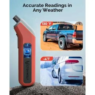 ETENWOLF T300 Digital Tire Pressure Gauge for Accurate Readings