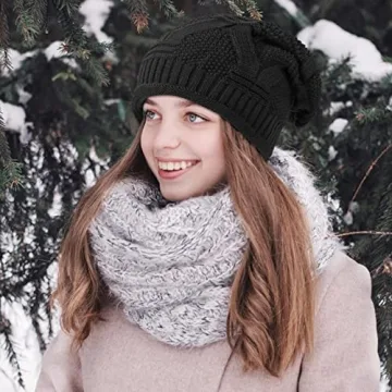 2 Pack Slouchy Beanie - Winter Knit Hats for All