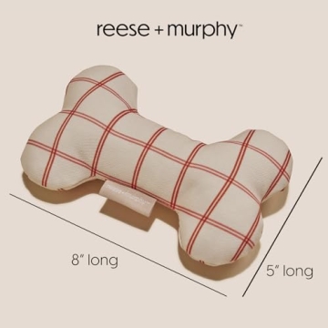 Reese+Murphy Plush Dog Toy for Medium and Large Dogs