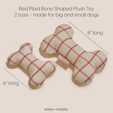 Reese+Murphy Plush Dog Toy for Medium and Large Dogs