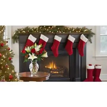 Fresh Flower Bouquet - Benchmark Bouquets Red Elegance Gift