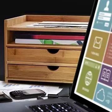 3-Tier Desktop Organizer for Home or Office Use