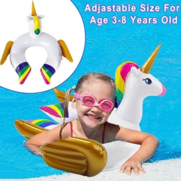 iGeeKid Unicorn Pool Float for Kids Summer Fun