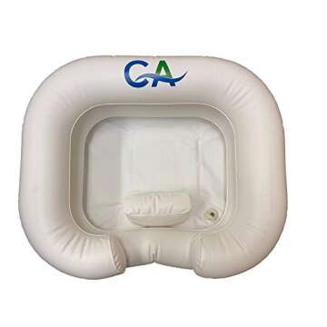 Comfort Axis Deluxe Inflatable Shampoo Basin for Elderly and Disabled