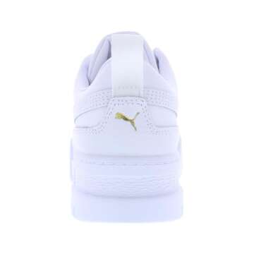 PUMA Women's Mayze Classic Sneakers, White, 9 Medium US