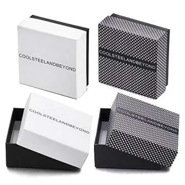 COOLSTEELANDBEYOND Mens Black Braided Leather Bracelet Double-Row Bangle Wristband with Stainless Steel Ornament