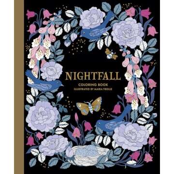 Nightfall Coloring Book: Originally Published in Sweden as "Skymningstimman"