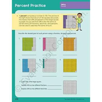 Evan-Moor Top Student, Grade 6 Workbook, 352 pages, Stickers, Poster, Reading, Writing, Spelling, Vocabulary, Phonics, Math, Science, STEM, SEL, Computer Science, Social Studies, Geography, Homeschool