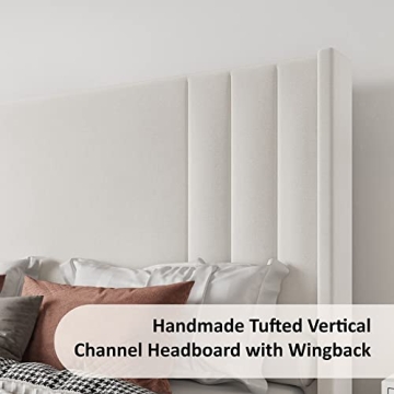 Albott King Size Velvet Bed Frame - Elegant & Sturdy