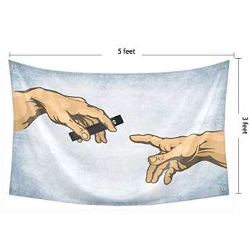 Probsin Passing the Juul Flag,3x5 Feet Banner,Funny Poster UV Resistance Fading & Durable Man Cave W...