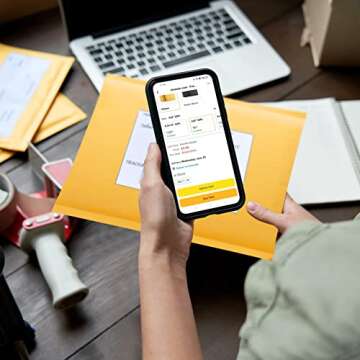 Eco-Friendly Fuxury Kraft Bubble Mailers 8.5x12 Inches