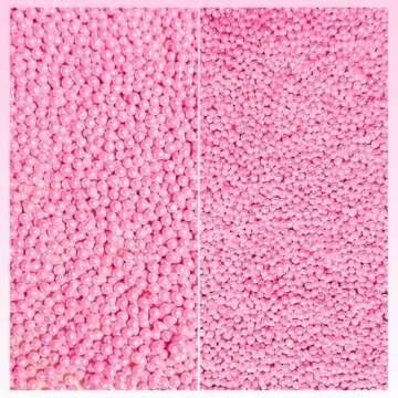 Confect Sprinkles for Cakes & Cupcakes Decoration | Assorted Pack of 5 Girly Dream Baby Shower Pearl Sprinkles | Baby Pink Sprinkles | Edible Mix Dragees, Jimmies & Sparkling Sugar - 3.5 Oz