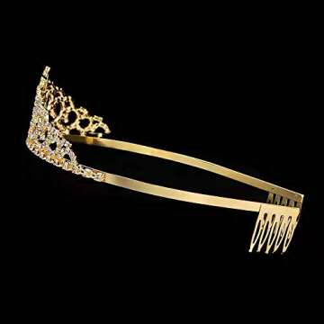 Royal Crystal Tiara for Weddings and Parties