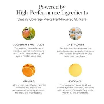 Ogee Complexion Perfecting Tinted Moisturizer For Face (Cedar 1.20C - Fair, Pink-Beige Undertones) - Lightweight Tinted Serum with Vitamin C & Jojoba Oil - Certified Organic & Made in USA