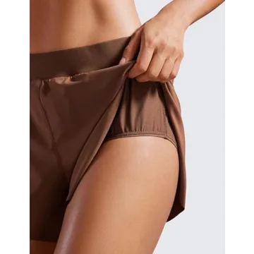 CRZ YOGA Women's Running Shorts High Waisted Quick Dry