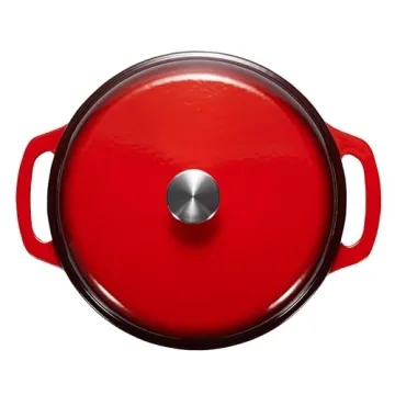 Amazon Basics 6-Quart Enamel Cast Iron Dutch Oven for All