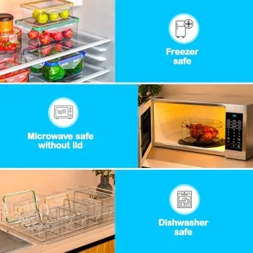 Airtight 40 Pcs Food Storage Containers for Meal Prep