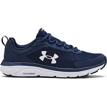 Under Armour Men's Charged Assert 9, Academy Blue (400)/White, 7 M US