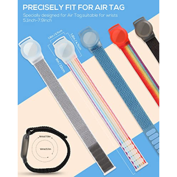 AirTag Wristband for Kids - Elastic & Comfortable Holder