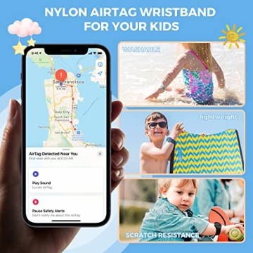 AirTag Wristband for Kids - Elastic & Comfortable Holder